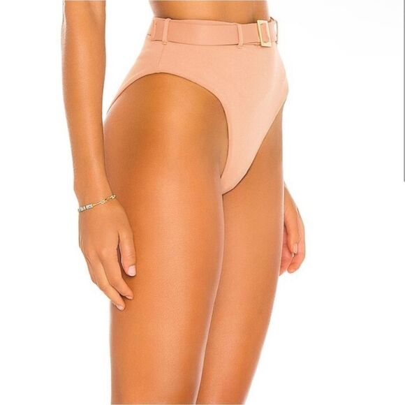 WeWoreWhat NWT Emily Swim Bottoms in Camel Size XL - Picture 5 of 12